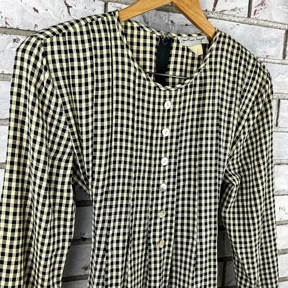 Jonathan Logan | Vintage Gingham Dress - Picture 2 of 7